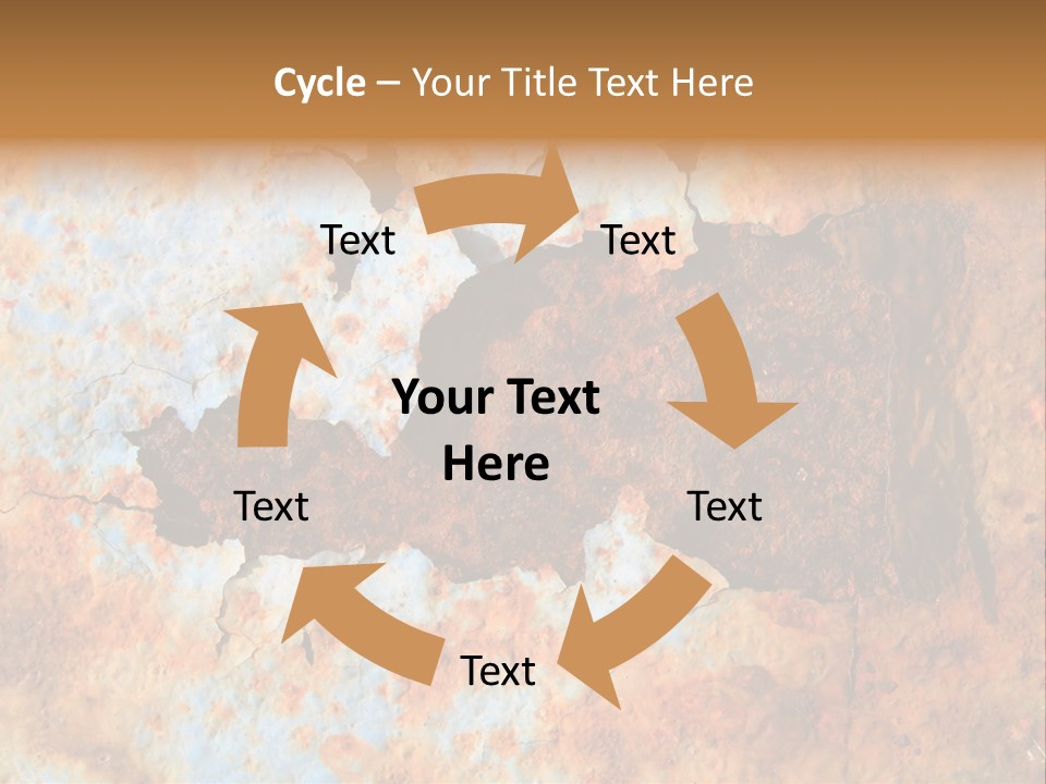 Material Rust Aged PowerPoint Template