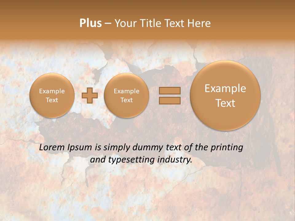 Material Rust Aged PowerPoint Template