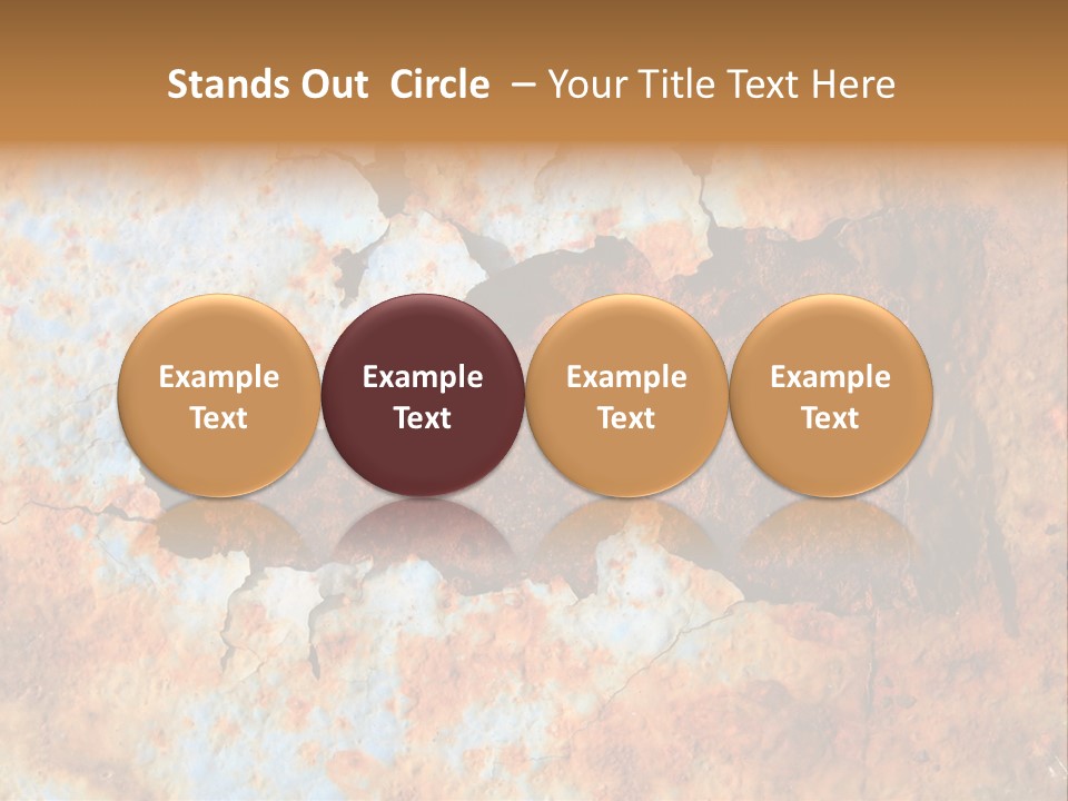 Material Rust Aged PowerPoint Template