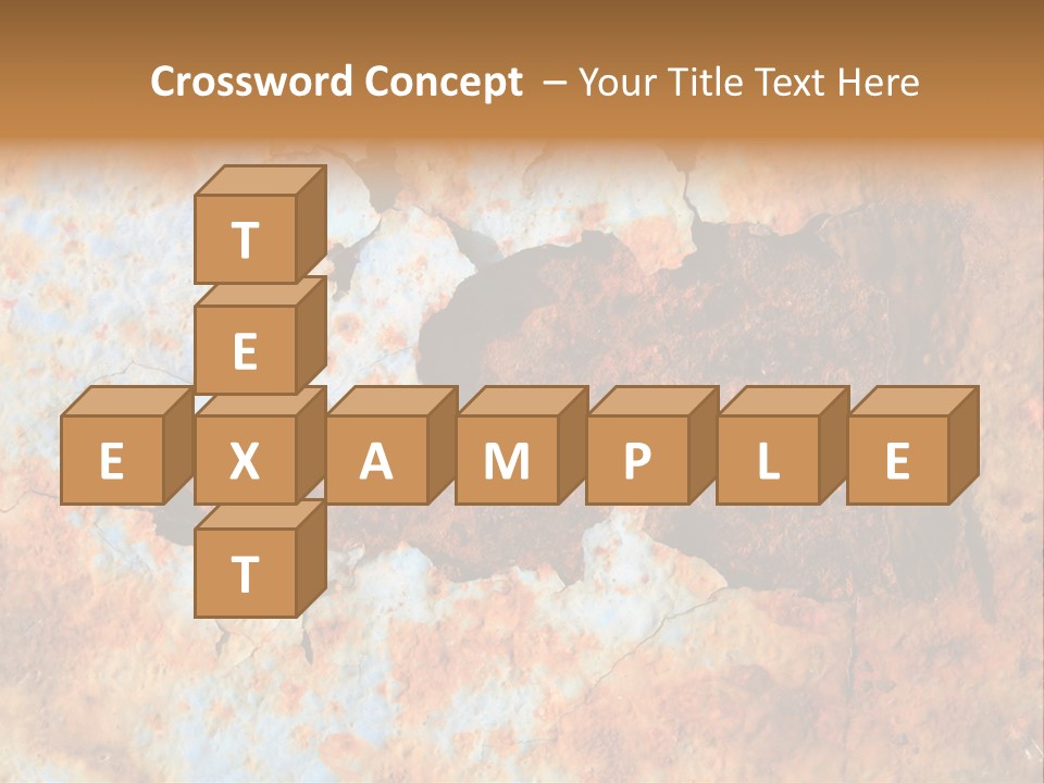 Material Rust Aged PowerPoint Template
