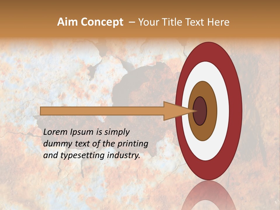 Material Rust Aged PowerPoint Template