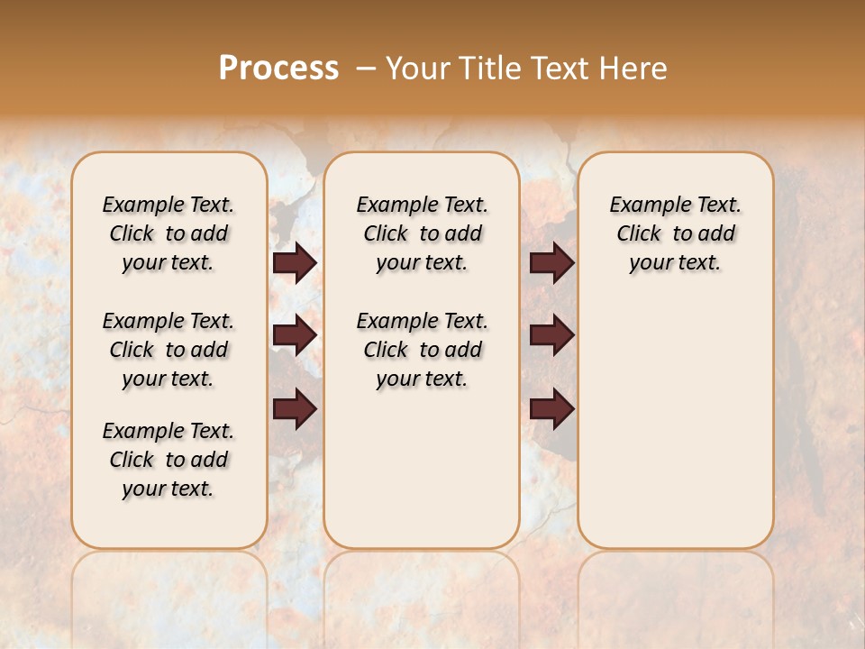 Material Rust Aged PowerPoint Template