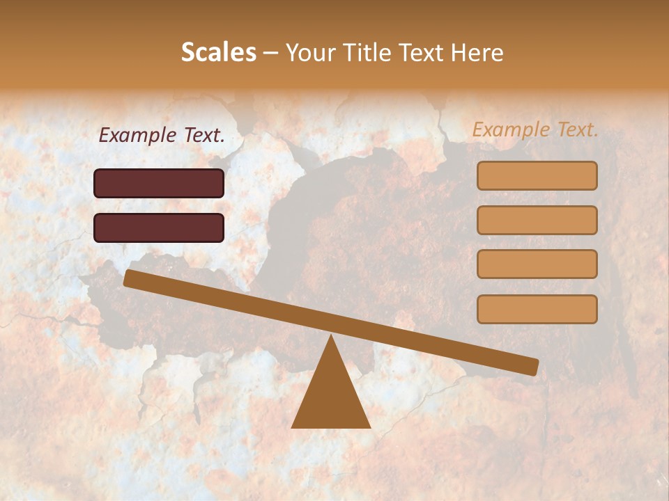 Material Rust Aged PowerPoint Template