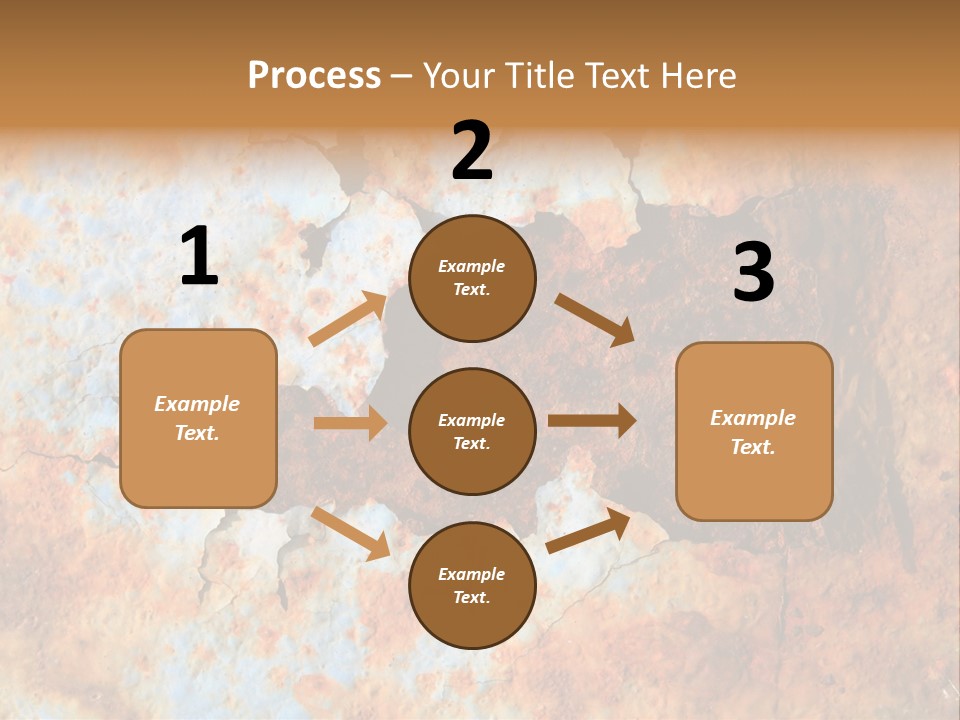 Material Rust Aged PowerPoint Template