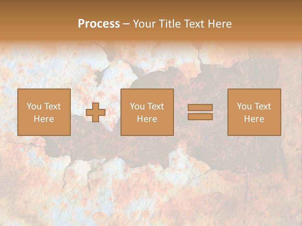 Material Rust Aged PowerPoint Template