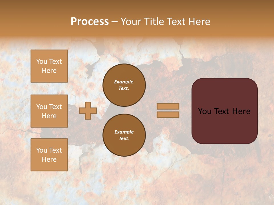 Material Rust Aged PowerPoint Template