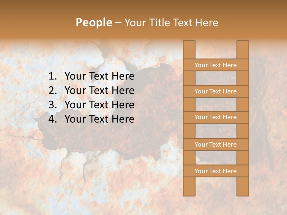 Material Rust Aged PowerPoint Template