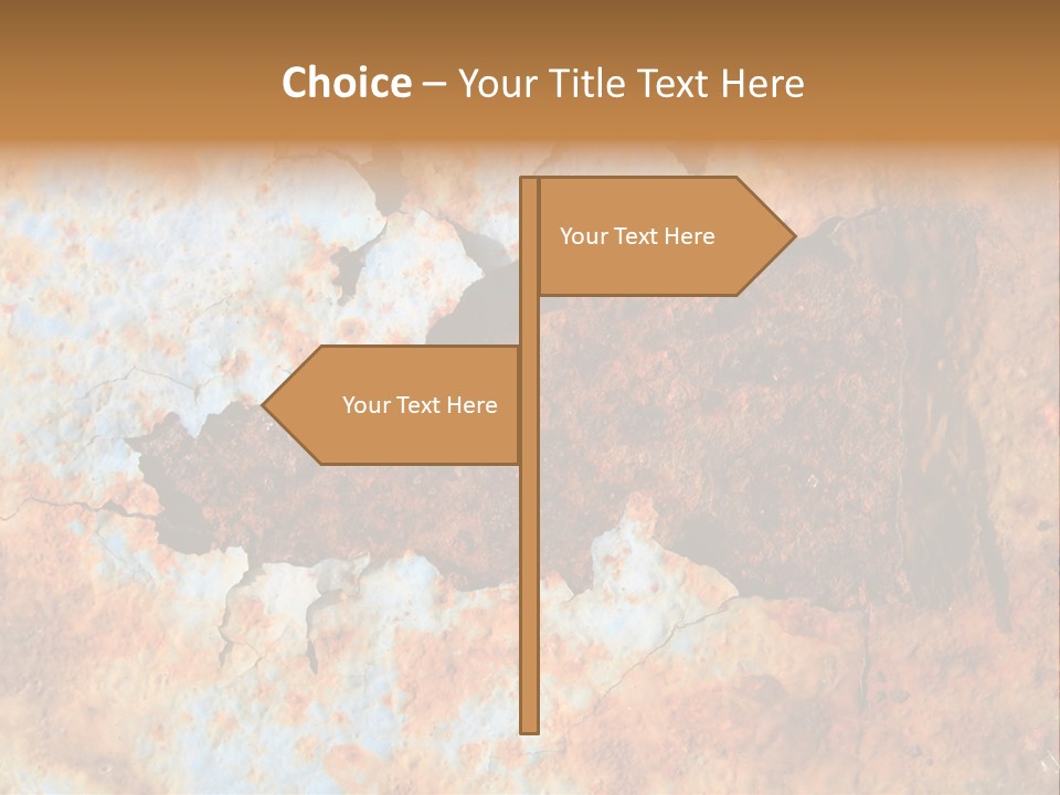 Material Rust Aged PowerPoint Template