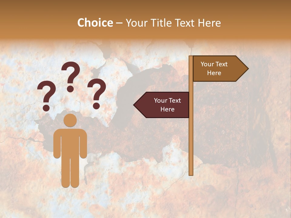 Material Rust Aged PowerPoint Template
