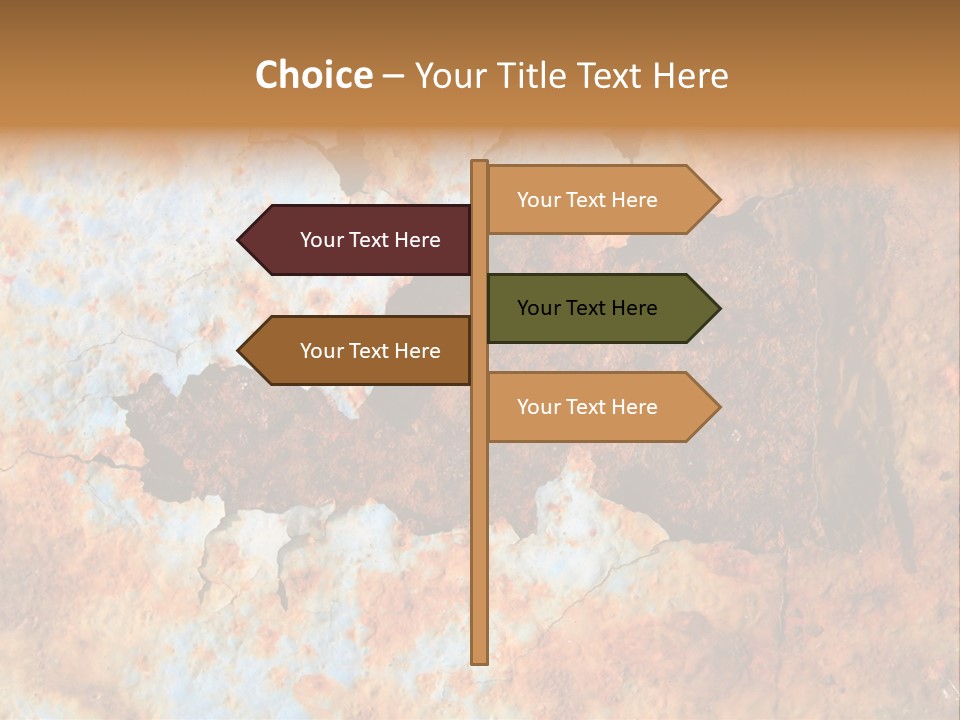 Material Rust Aged PowerPoint Template