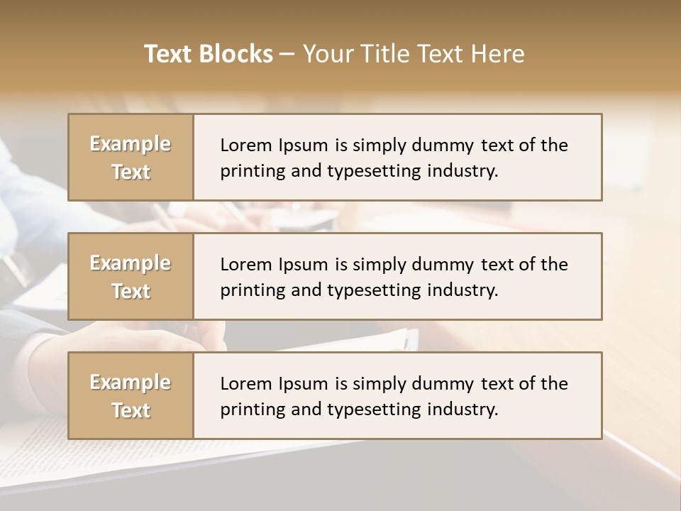 Report Holding Plan PowerPoint Template