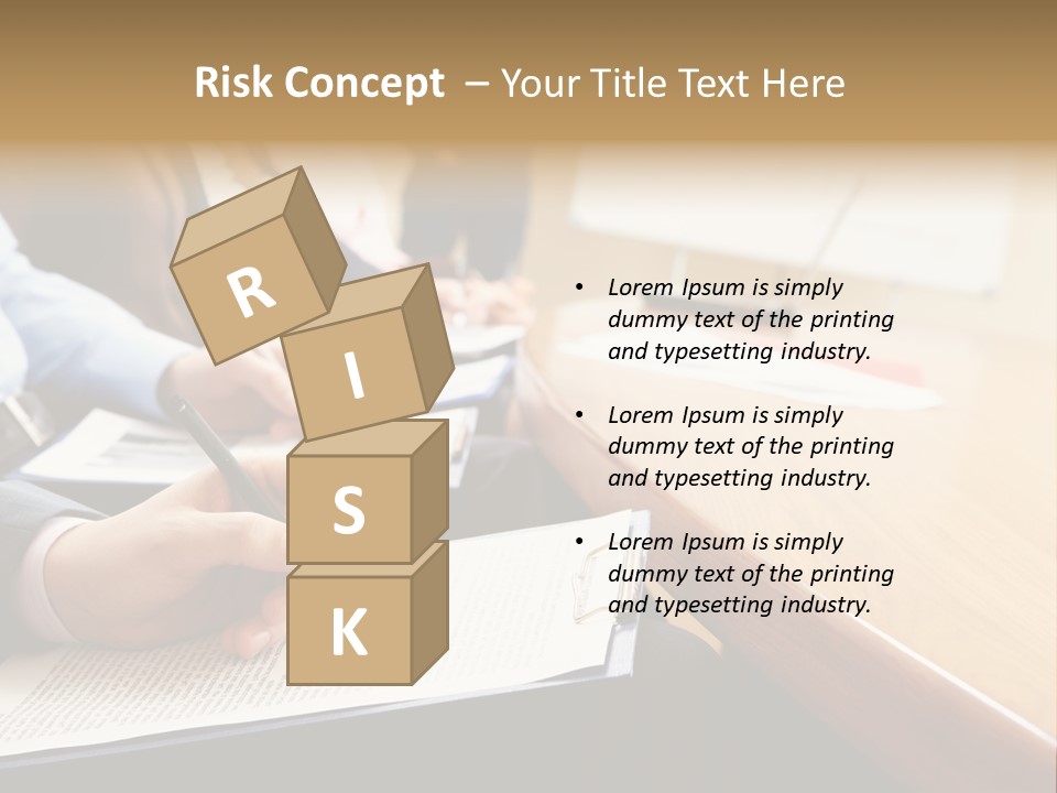 Report Holding Plan PowerPoint Template