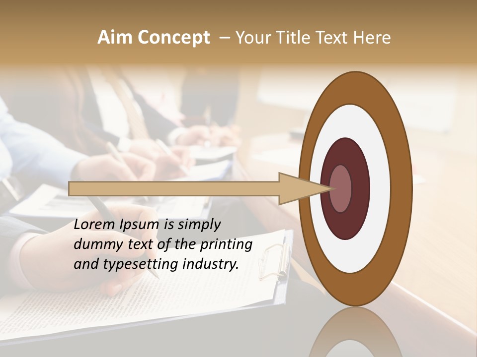 Report Holding Plan PowerPoint Template