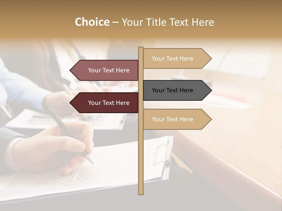 Report Holding Plan PowerPoint Template