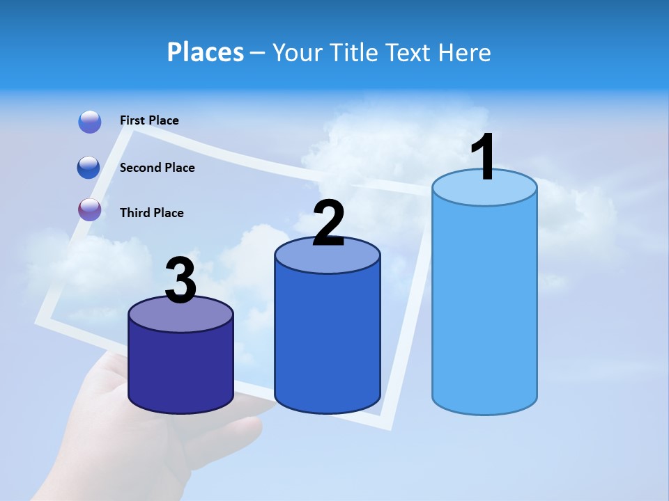 Holding Picture Fresh PowerPoint Template