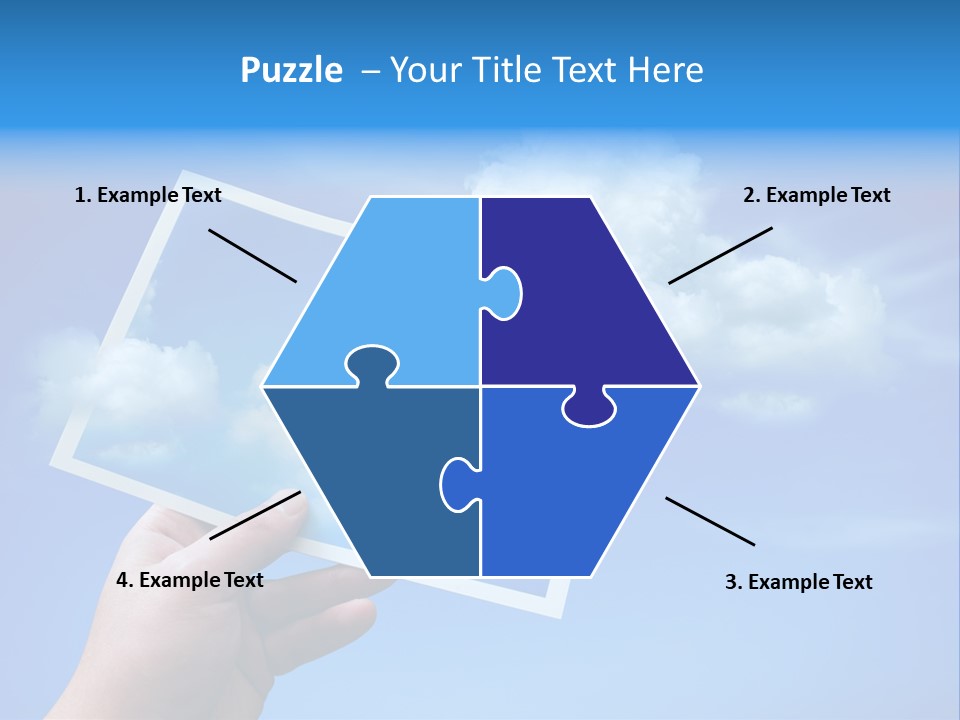 Holding Picture Fresh PowerPoint Template