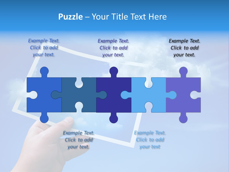 Holding Picture Fresh PowerPoint Template