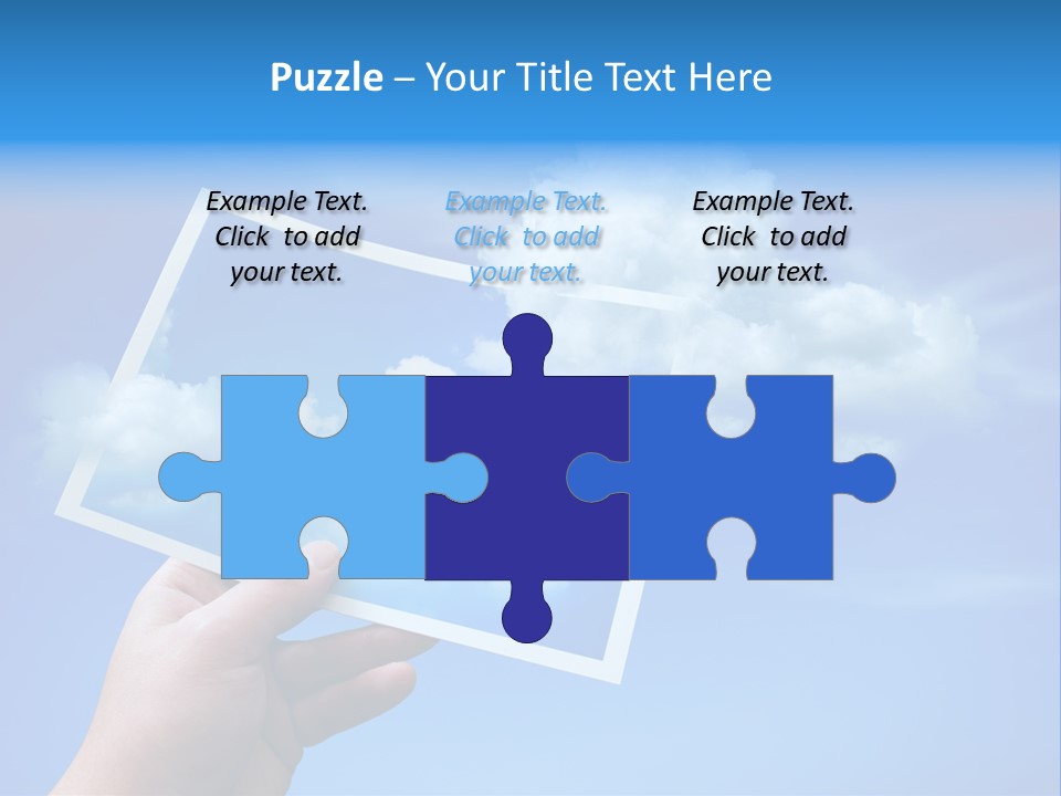 Holding Picture Fresh PowerPoint Template