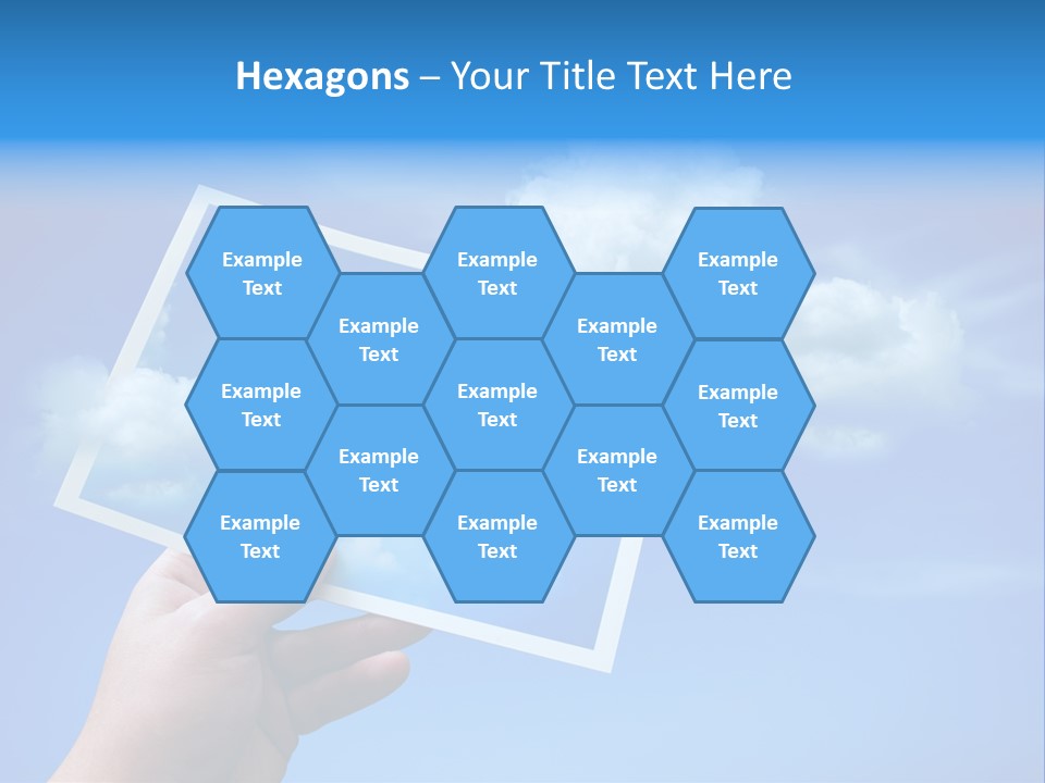 Holding Picture Fresh PowerPoint Template