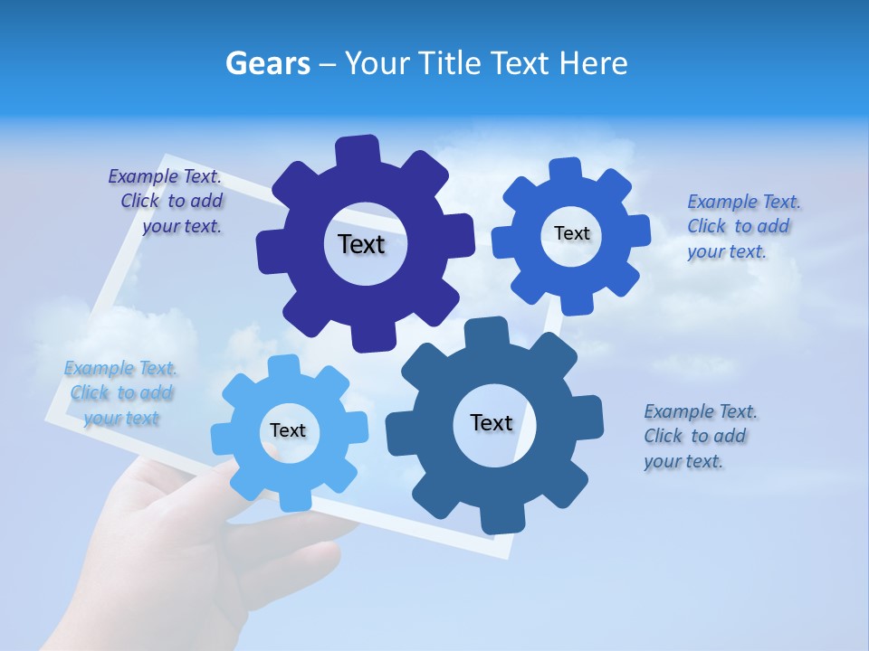 Holding Picture Fresh PowerPoint Template