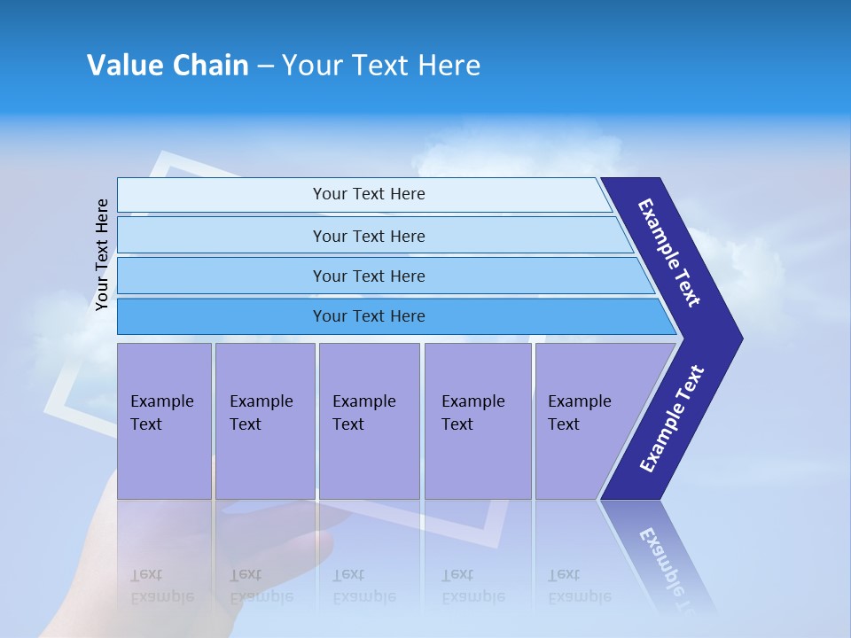 Holding Picture Fresh PowerPoint Template