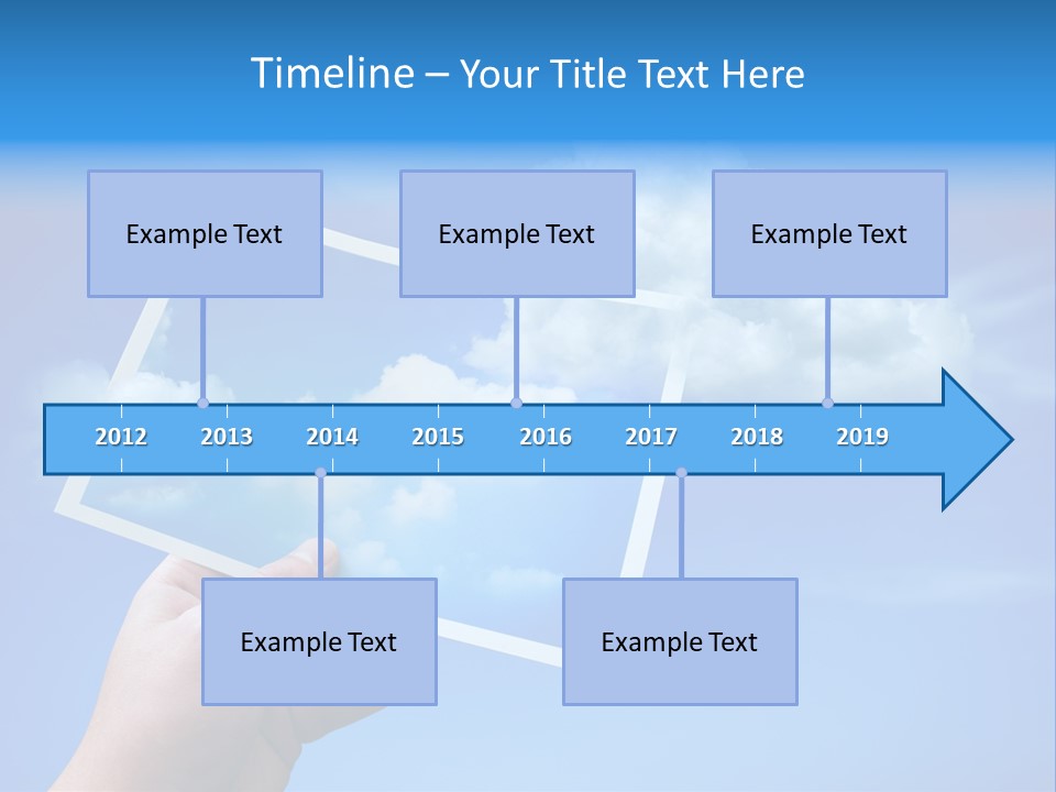 Holding Picture Fresh PowerPoint Template