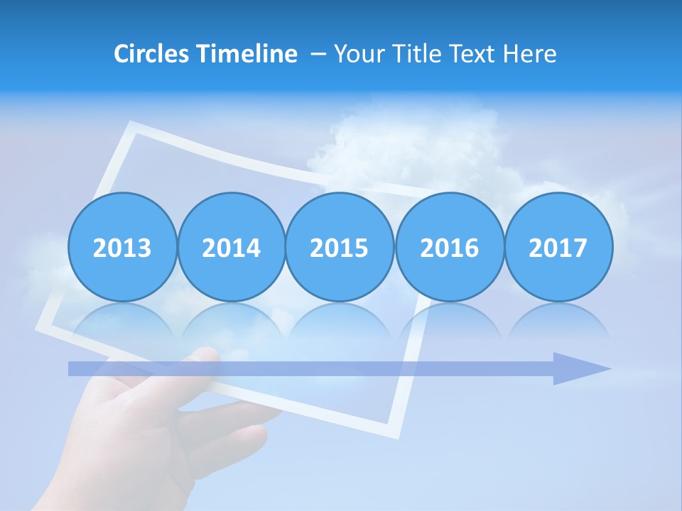 Holding Picture Fresh PowerPoint Template