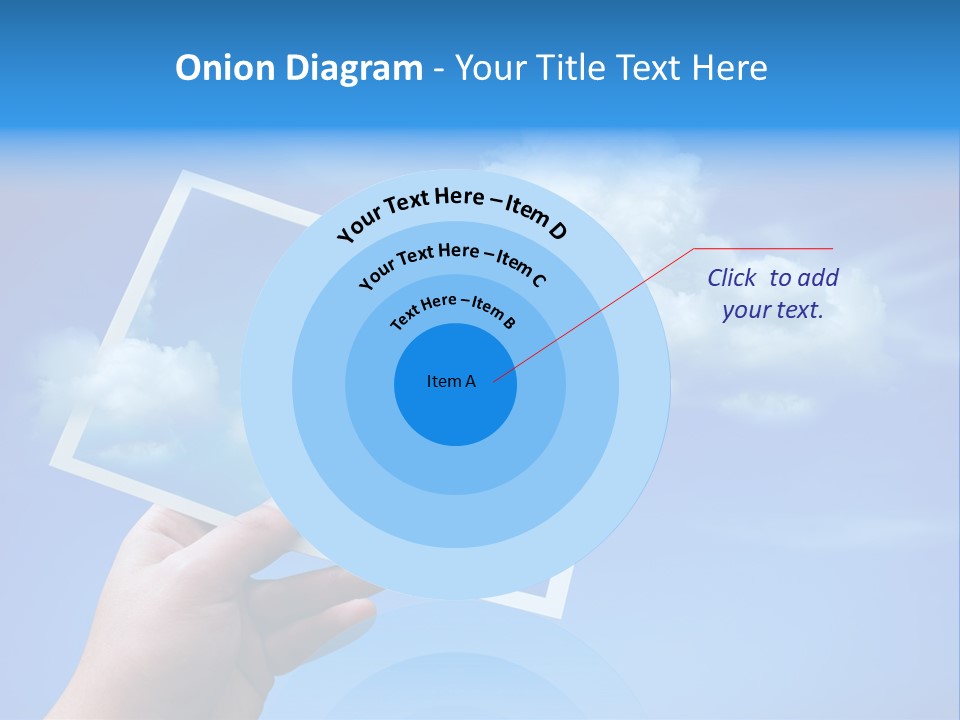 Holding Picture Fresh PowerPoint Template