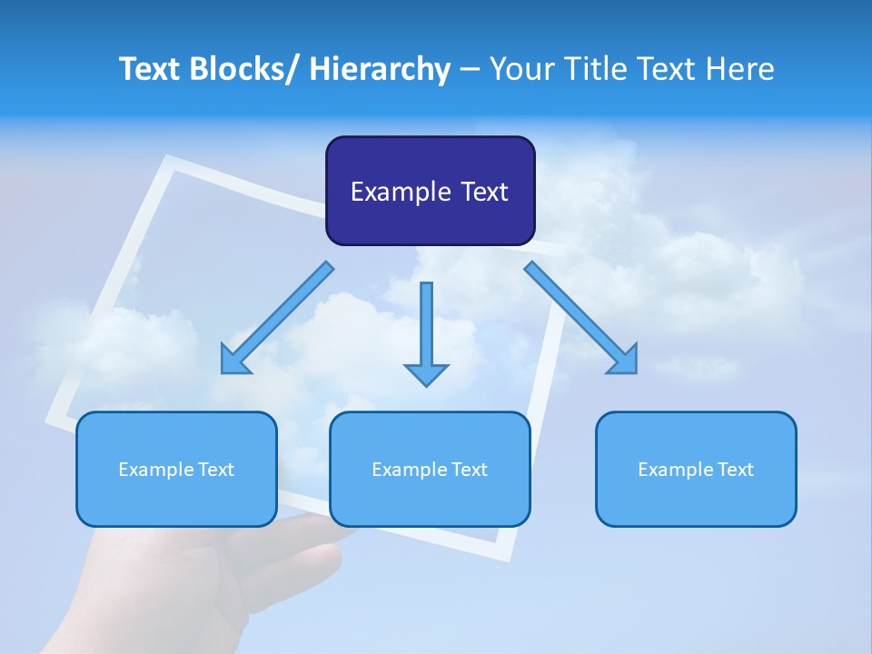 Holding Picture Fresh PowerPoint Template