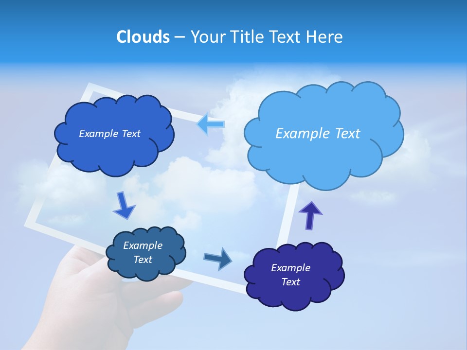 Holding Picture Fresh PowerPoint Template