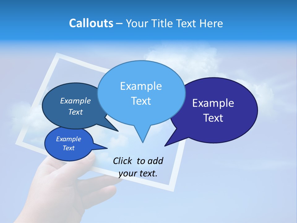 Holding Picture Fresh PowerPoint Template