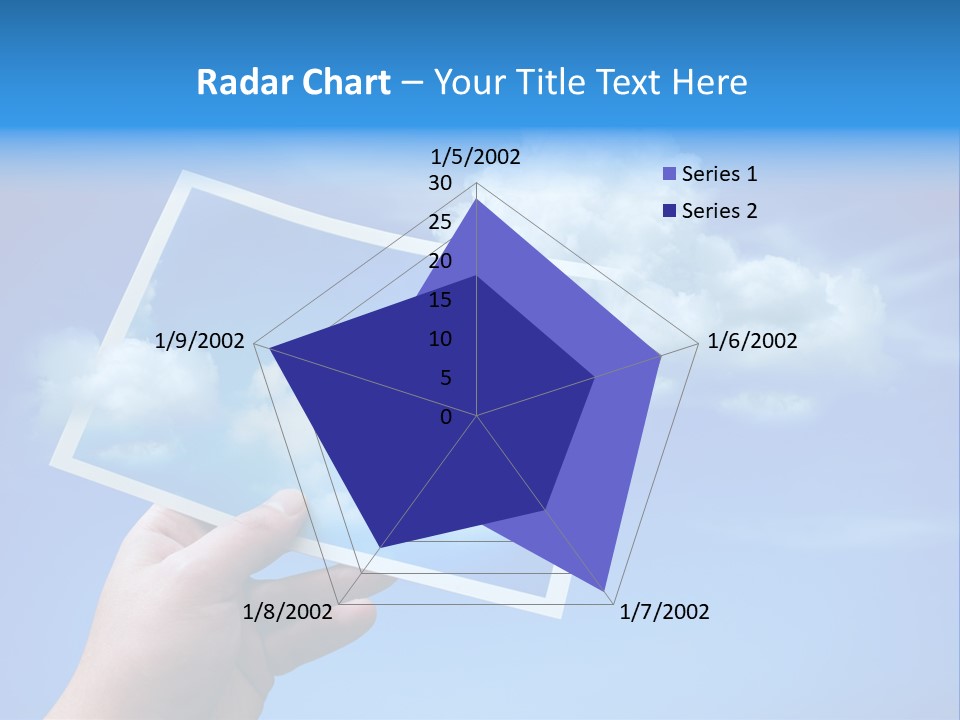 Holding Picture Fresh PowerPoint Template