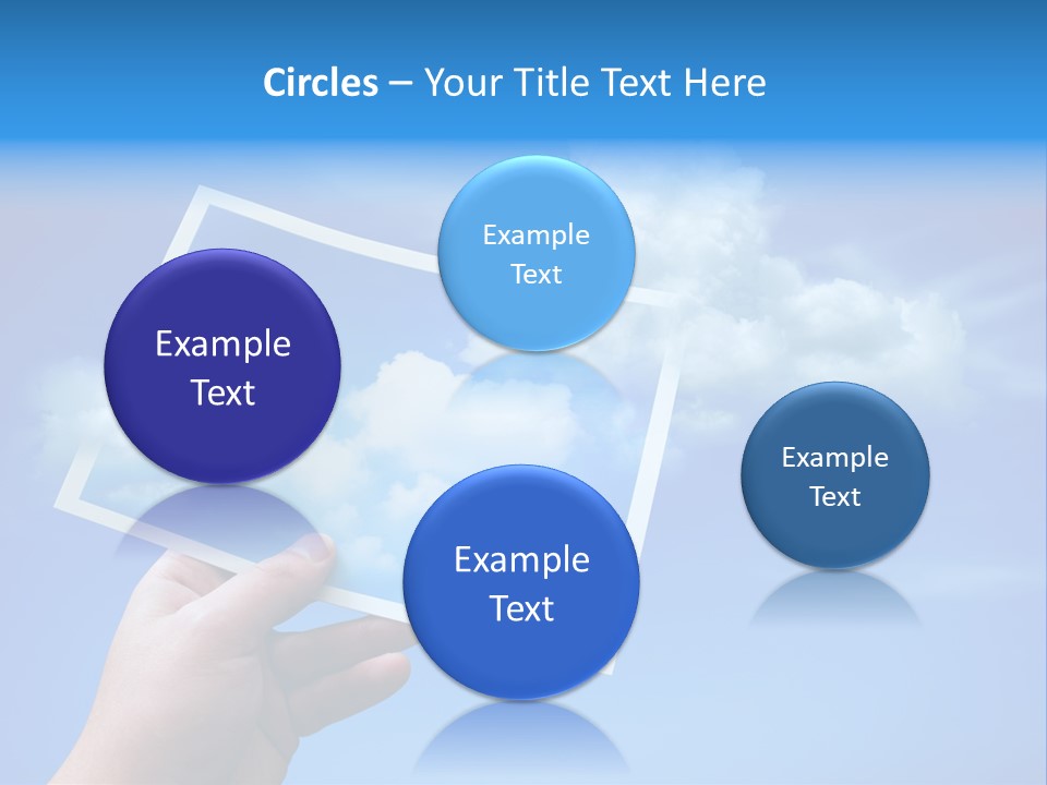 Holding Picture Fresh PowerPoint Template