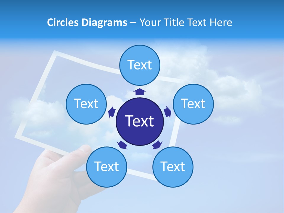 Holding Picture Fresh PowerPoint Template