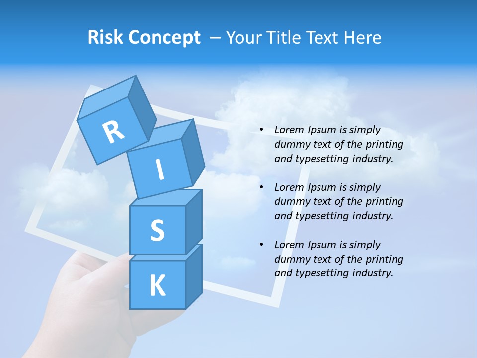 Holding Picture Fresh PowerPoint Template