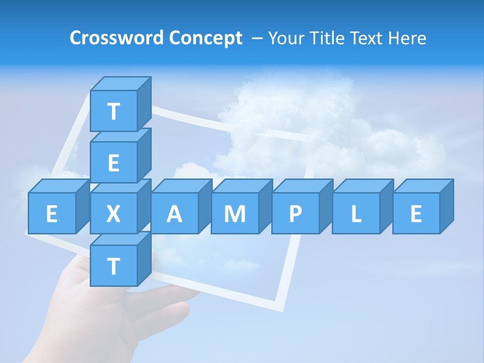 Holding Picture Fresh PowerPoint Template