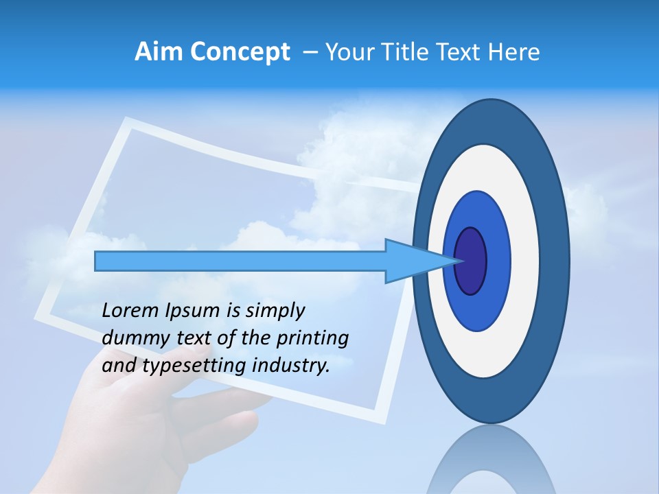 Holding Picture Fresh PowerPoint Template