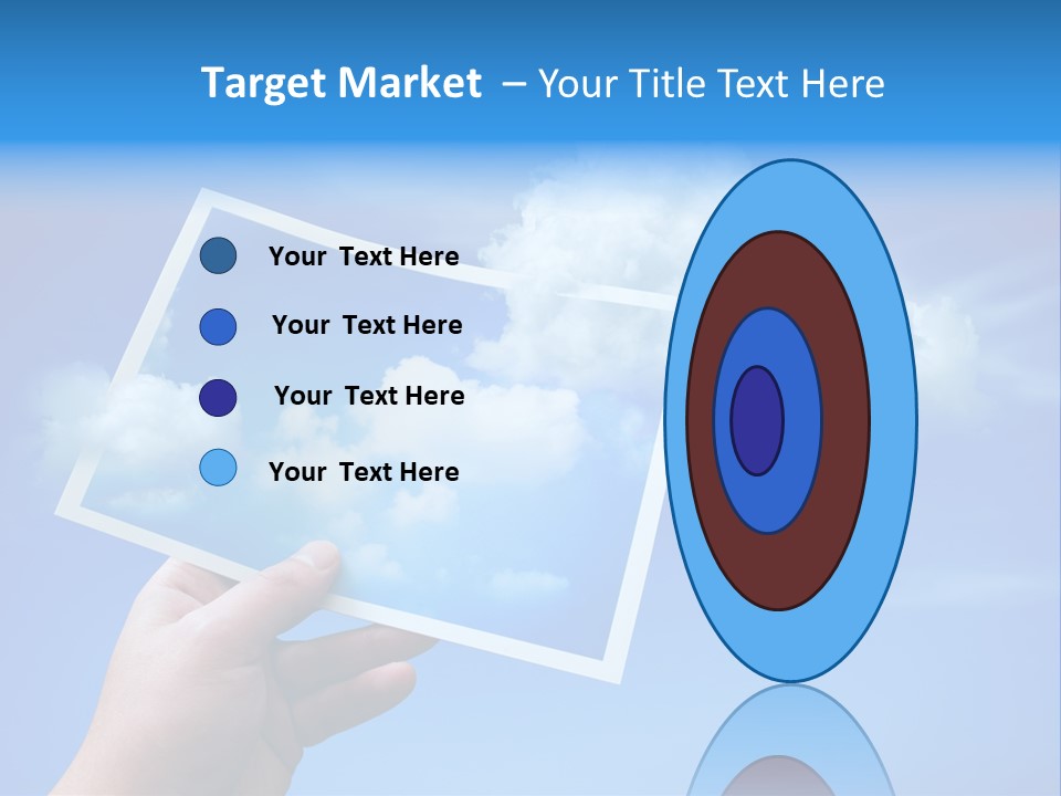 Holding Picture Fresh PowerPoint Template