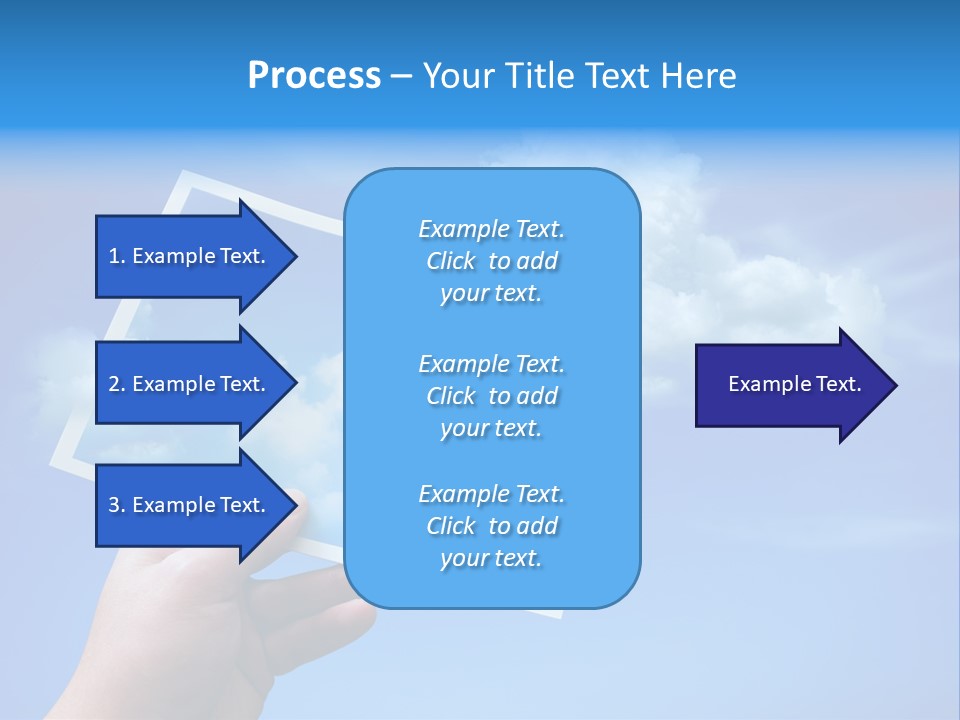 Holding Picture Fresh PowerPoint Template