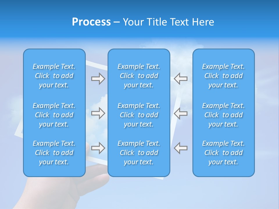 Holding Picture Fresh PowerPoint Template