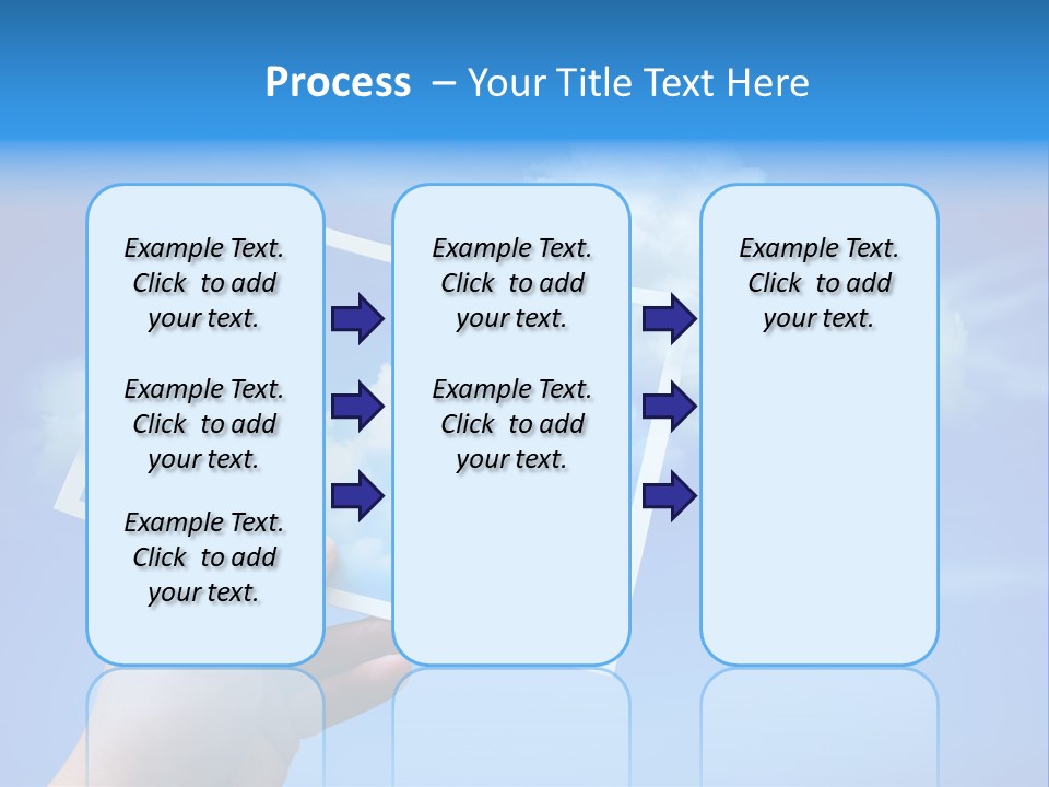Holding Picture Fresh PowerPoint Template
