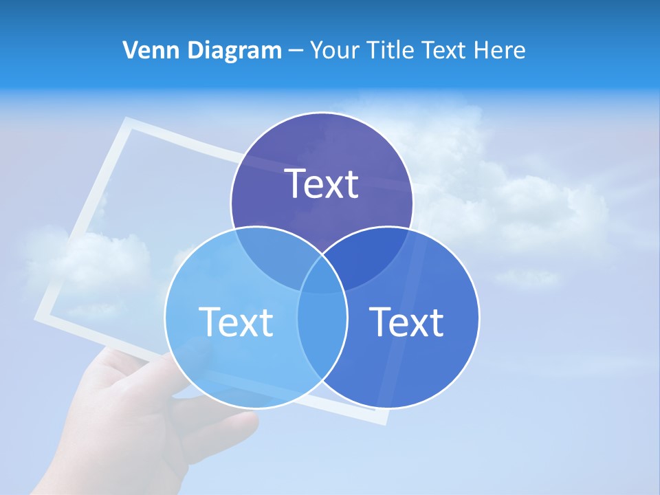 Holding Picture Fresh PowerPoint Template