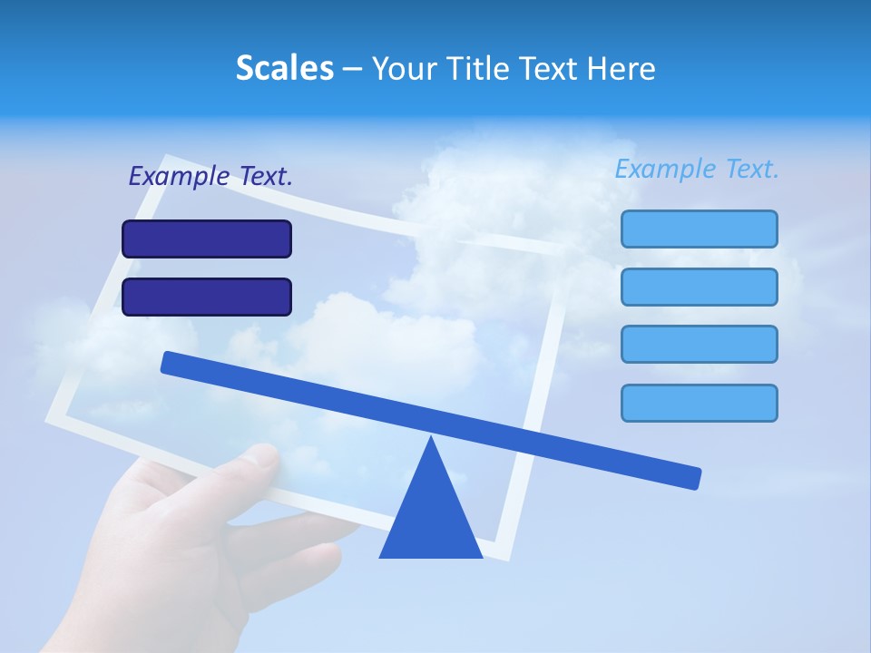 Holding Picture Fresh PowerPoint Template