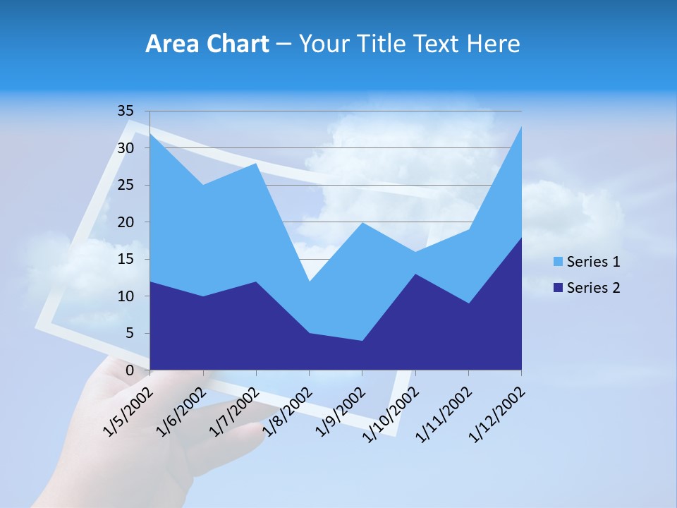 Holding Picture Fresh PowerPoint Template