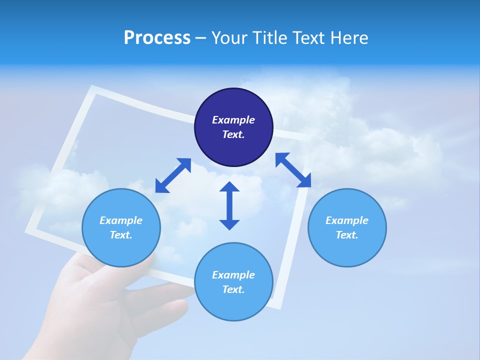 Holding Picture Fresh PowerPoint Template