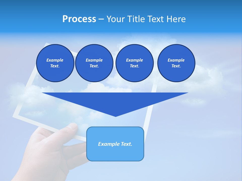 Holding Picture Fresh PowerPoint Template