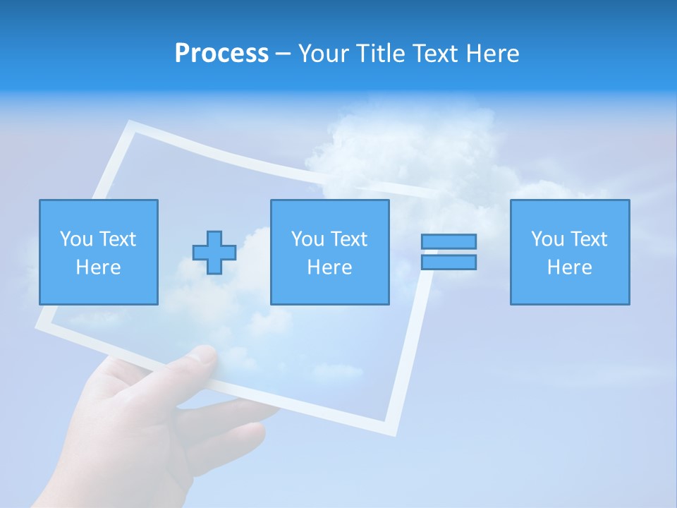 Holding Picture Fresh PowerPoint Template