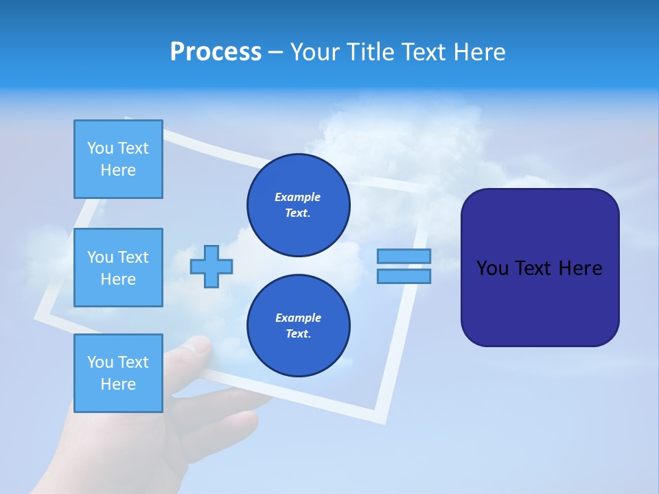 Holding Picture Fresh PowerPoint Template