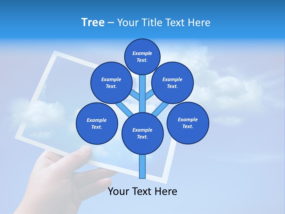 Holding Picture Fresh PowerPoint Template