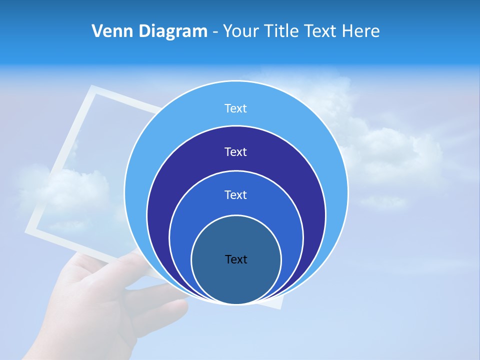Holding Picture Fresh PowerPoint Template